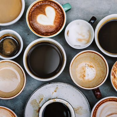 12 different types of coffee drinks