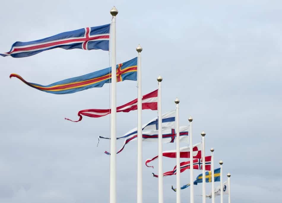 Nordic flags