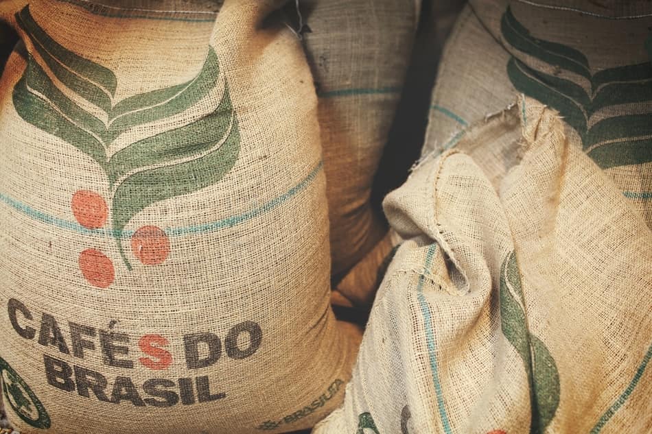 brazilian coffee sack cafes do brasil