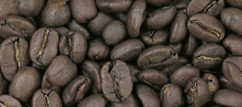 Medium-dark roast coffee beans
