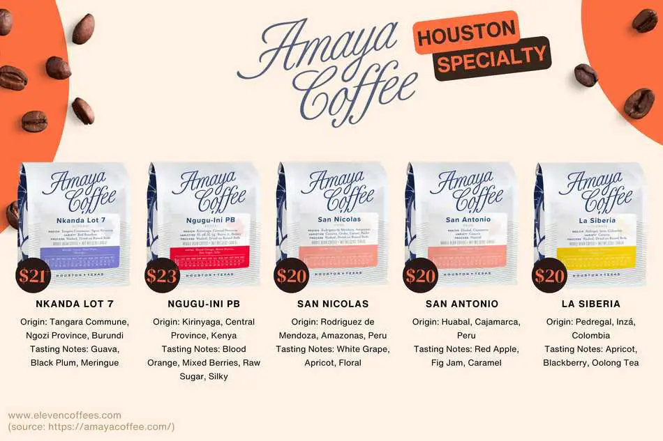 Amaya is the best specialty coffee roasters in Houston