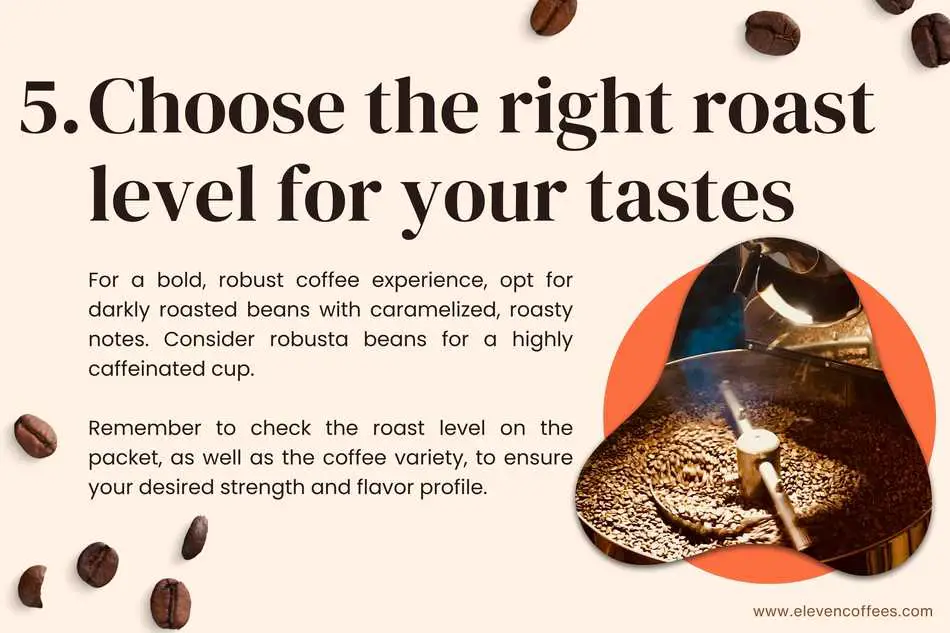 Choose the right roast level for your tastes