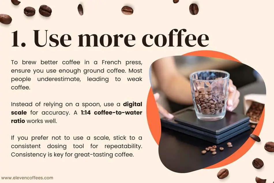 Use more coffee